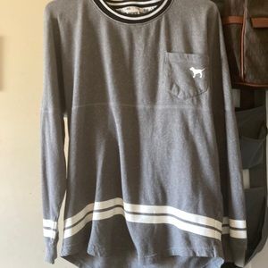 Pink long sleeve shirt